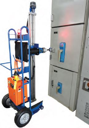 Remote operation of the CBS ArcSafe RRS-1 places operator outside the arc-flash protection boundary.